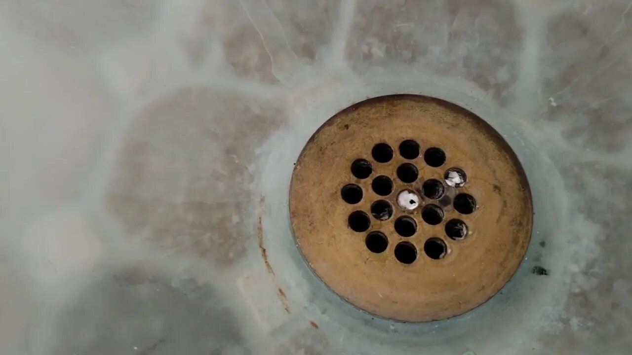 What would make a bathroom sink drain sound like this? #drain #plumbing