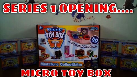 Micro Toy Box Series 1 Opening