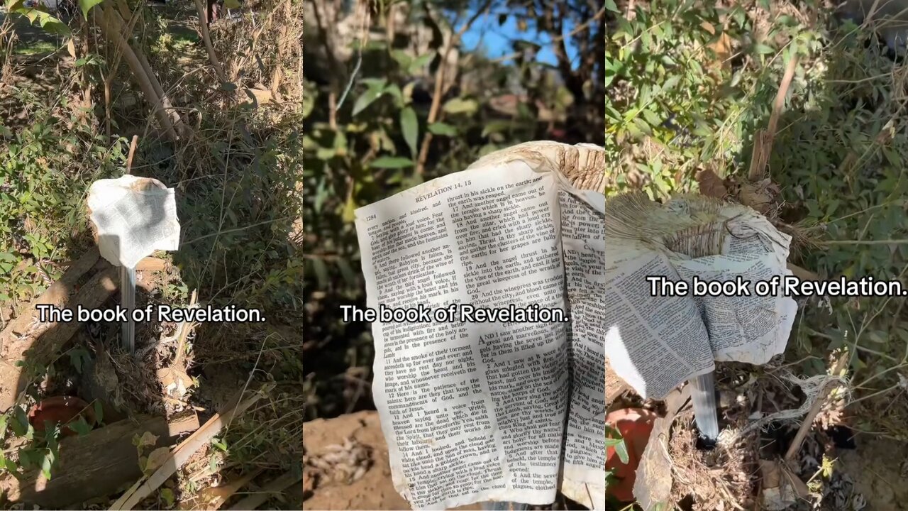 Bible Found in Aftermath of Hurricane Helene Opened to Page which Discussing Great Disasters