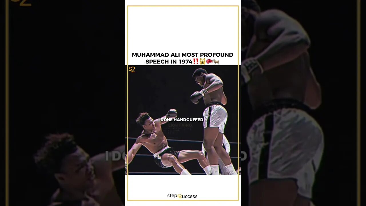 #MuhammadAli “I’m so Mean I make Medicine Sick” 😂 He walked it like he talked it tho💯 #shorts