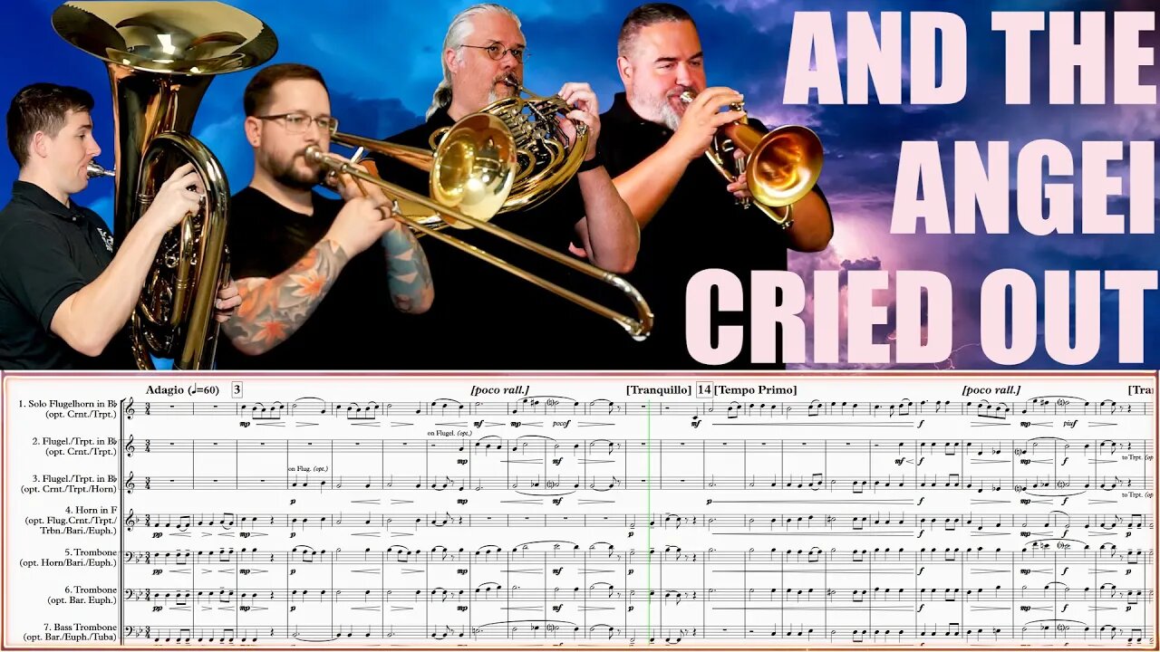 Chesnokov: 👼 The Angel Cried Out 👼 Brass Octet ft. Flugelhorn Solo