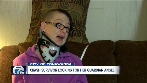 Tonawanda crash survivor looking for her guardian angel