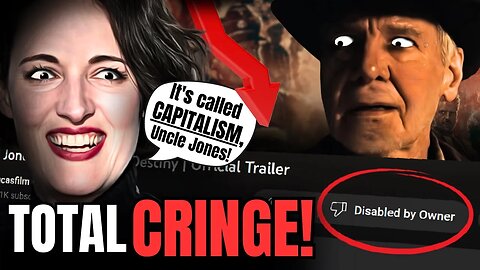 NEW Indiana Jones Trailer SLAMS CONSERVATIVES! DISNEY Pushing WOKE Trailer MESSAGING! Total CRINGE!