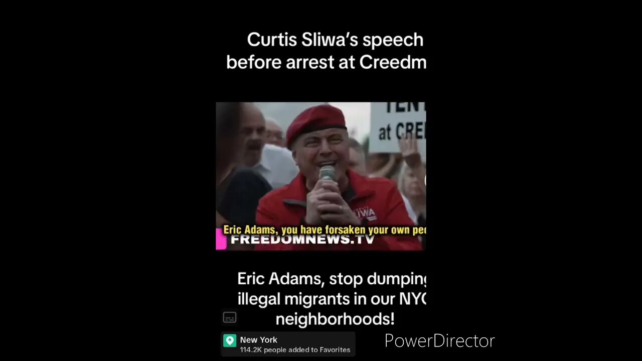 NEW YORK CITY RESIDENTS ARRESTED FOR PROTESTING ILLEGAL IMMIGRATION CURTIS SLIWA