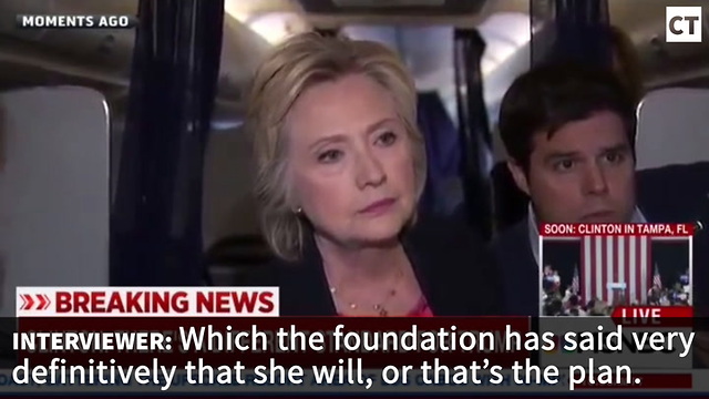 Question on Chelsea SETS HILLARY OFF