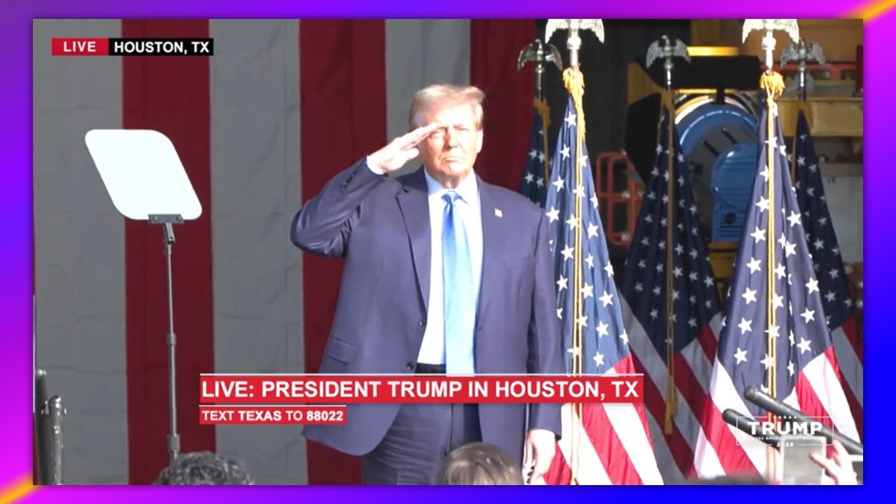 PRESIDENT TRUMP IN HOUSTON, TX - NOVEMBER 2, 2023