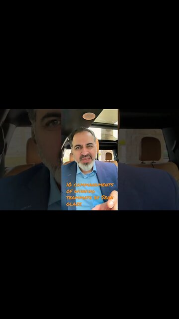 The 10 Commandments of winning teammate- Sean Glaze