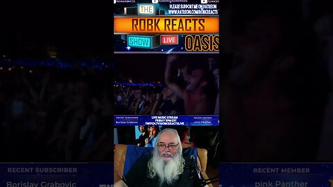 Robk Reacts Shorts How about some Aweaome Oasis Sounds wheee still tops baby!
