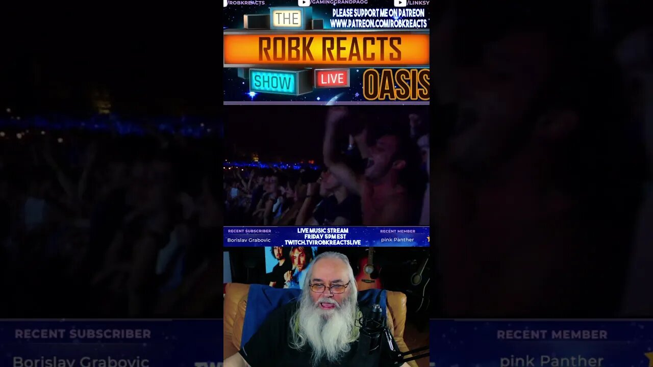 Robk Reacts Shorts How about some Aweaome Oasis Sounds wheee still tops baby!