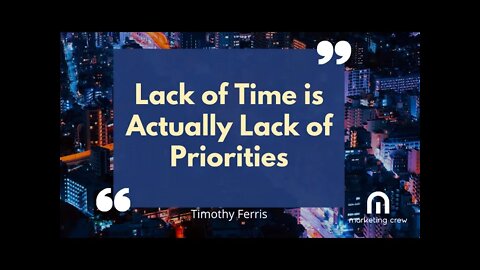 Time Focus and Priorities