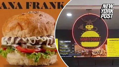 Restaurant sparks outrage over 'Anne Frank burger' and 'Adolf fries'