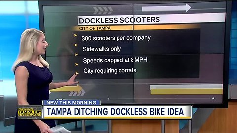 Dockless scooters coming to Tampa in early 2019 as part of pilot program