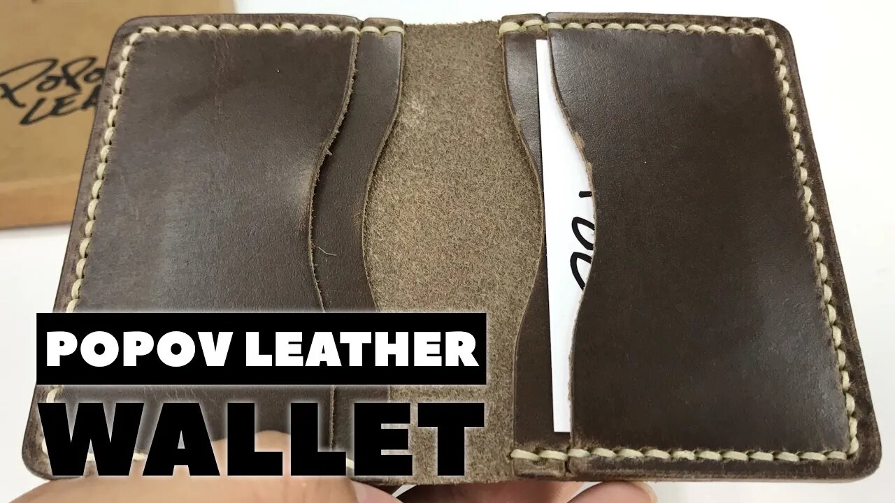 Front Pocket 5 Card Horween Chromexcel Leather Wallet by Popov Leather Review