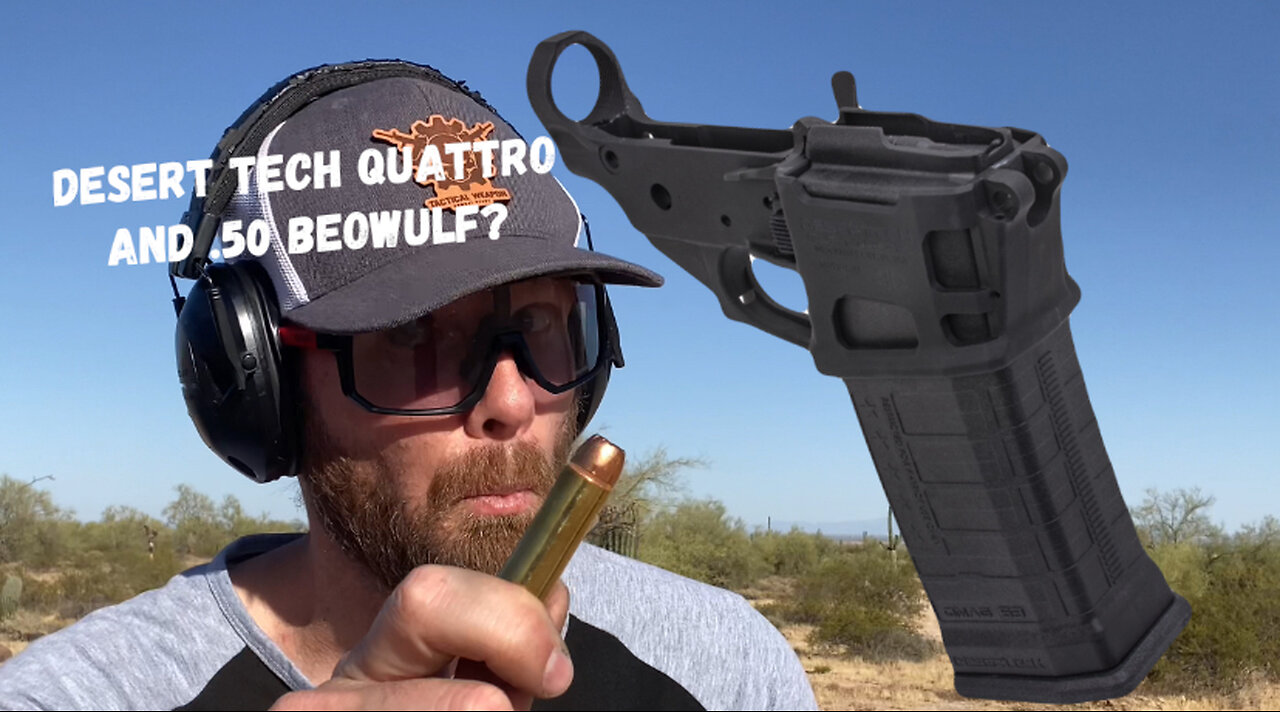 Desert tech Quattro, it works but does it work with .50 Beowulf?