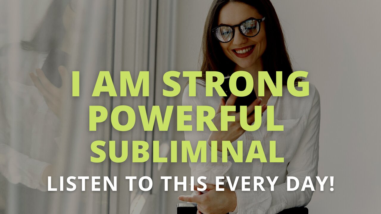 Powerful Confidence Subliminal To Boost Your Self Esteem (Relaxing Music). Listen Every Morning!