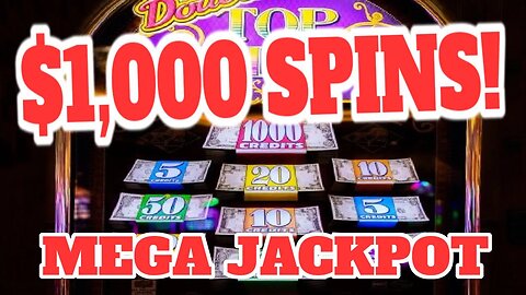 $1,000 CRAZY HIGH LIMIT SLOT MACHINE SPINS IN LAS VEGAS!!!