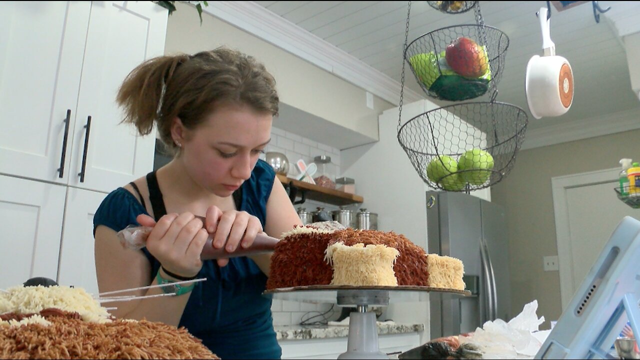 Teen cake art phenom baking up a storm