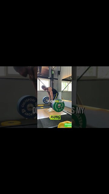 160KG&180KG Deadlift under 200gm CARB #shorts