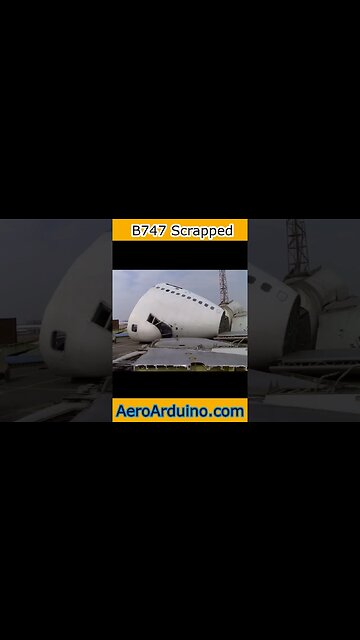 Sadly Last #Boeing B747 Scrapped in Pieces #Aviation #AeroArduino #Flying