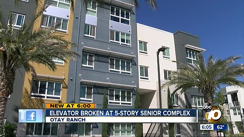 Broken elevator leaves South Bay seniors feeling trapped