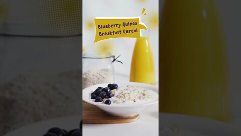 Blueberry Quinoa Breakfast Cereal Recipe #shorts