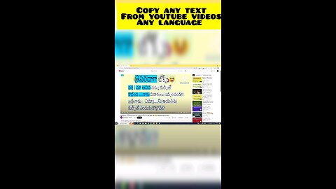 Copy any text from youtube videos any language