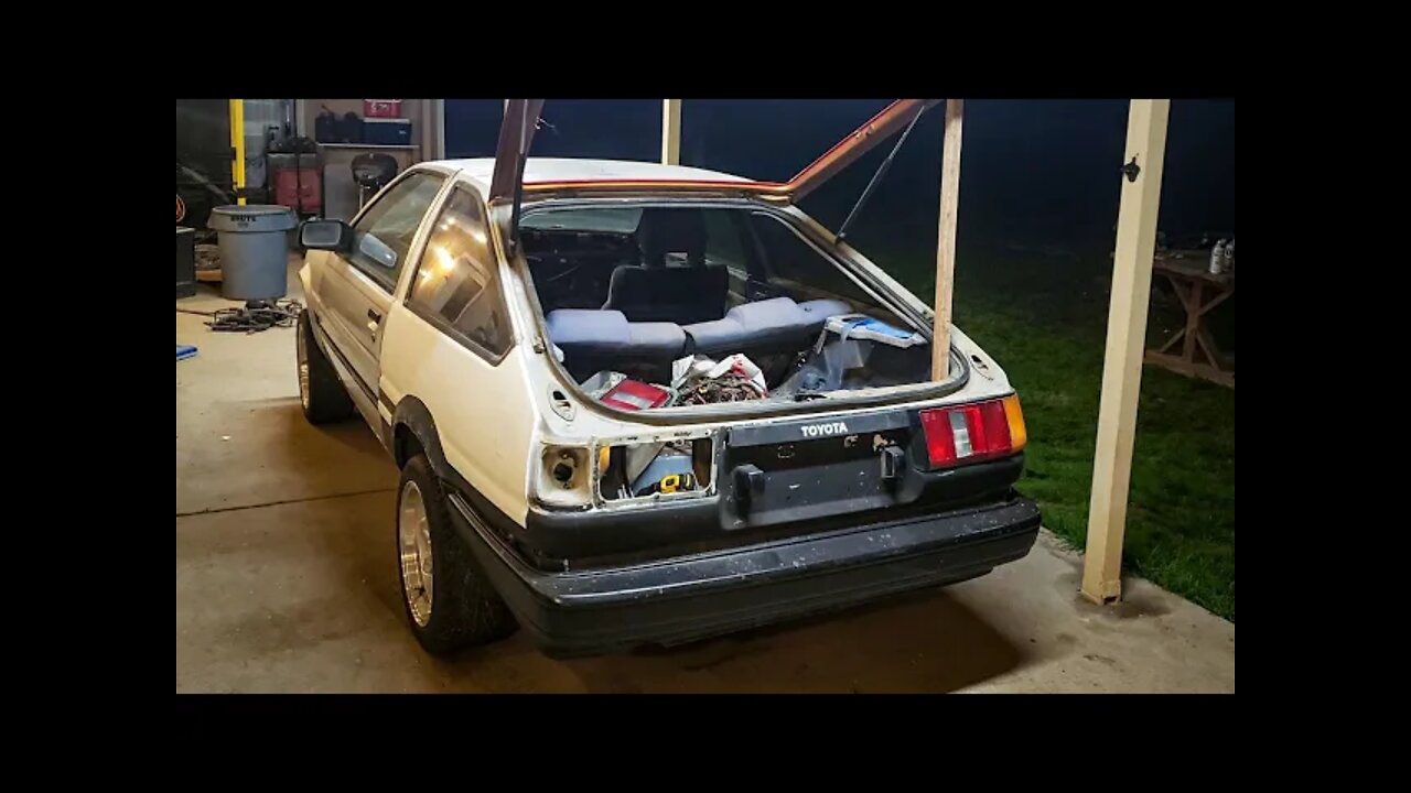 Change of plans for the K-Series AE86 Hatch? Spring cleaning announcement!