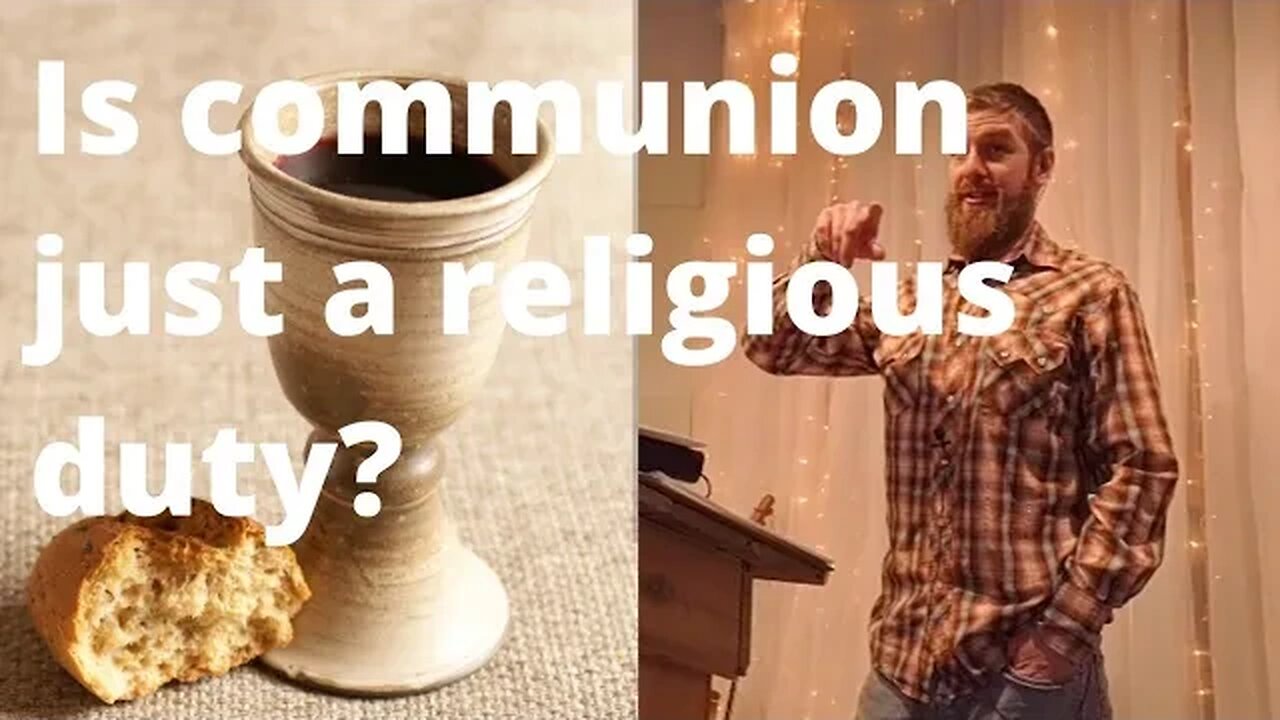 Don't forget what Communion actually means.