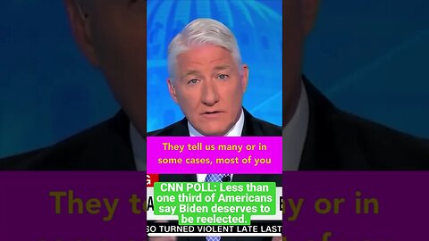 CNN poll says 1/3 want Joe Biden