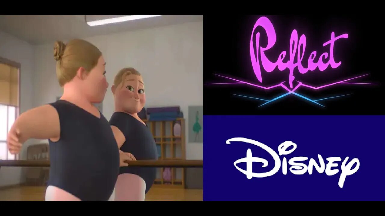 Disney Promotes Obesity with REFLECT - An Animated Short About "Body Dysmorphia"