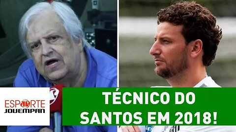 Presidente revela se ELANO será o TÉCNICO do Santos em 2018!