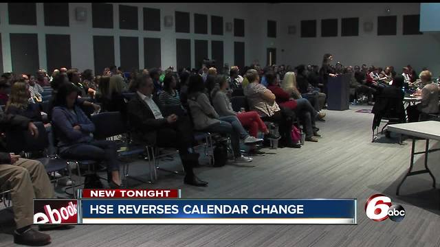 Hamilton Southeastern Schools board reverses calendar change