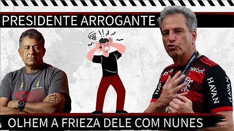 🔴⚫ ABSURDO: VEJA COMO LANDIM TRATA NUNES, MAL OLHA NA CARA DELE