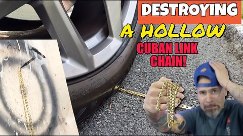 DESTROYING A HOLLOW MIAMI CUBAN LINK CHAIN!! YOU DON'T WANT TO MISS THIS