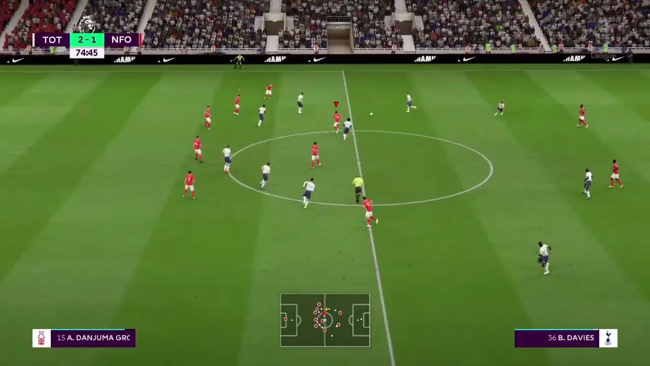 Nottingham Forest S:4 2021 - 2022 EPL Match 37 @ Tottenham (19-10-7)