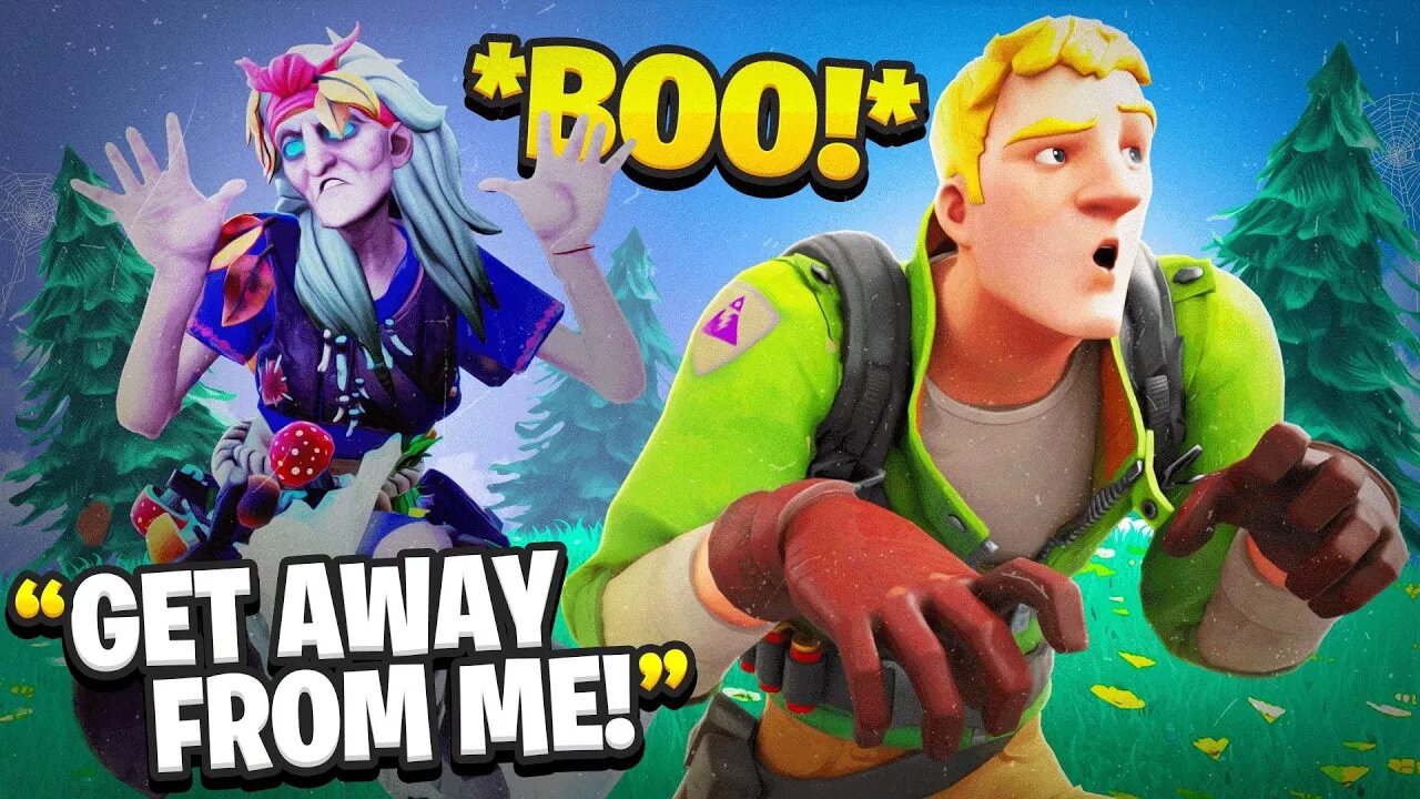 I Pretended To Be A WITCH In Fortnite.. (Baba Yaga)