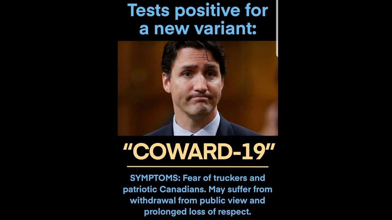 Justin Trudeau The Cowardly Lying Lion= Dictator