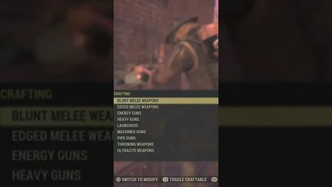 fallout 76 trophy just messing around with the legendary modding system