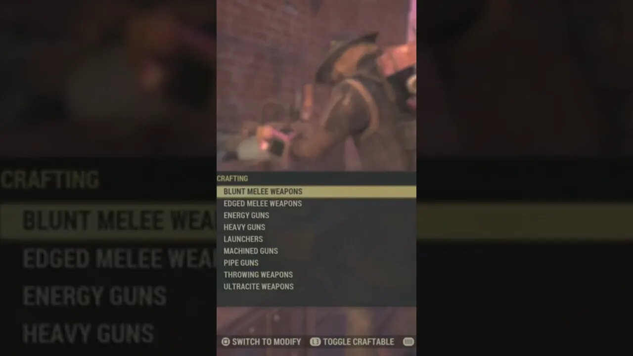 fallout 76 trophy just messing around with the legendary modding system