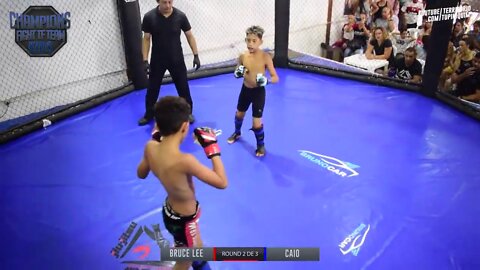 MMA kids Fight (bruce lee vs caio)