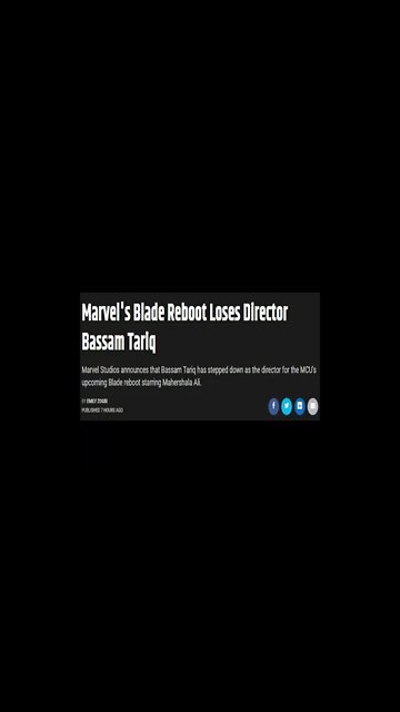 MCU Blade in serious trouble