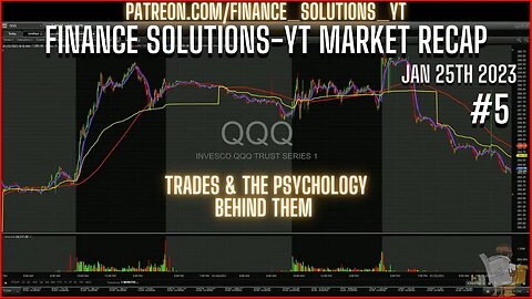 JAN 25TH MARKET RECAP TRADES & THESIS/THOUGHT PROCESS #5 FINANCE SOLUTIONS -YT