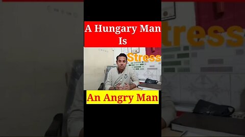 A hungry man is an angry Man #shorts