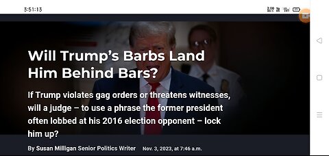 Will Trump’s Barbs Land Him Behind Bars?