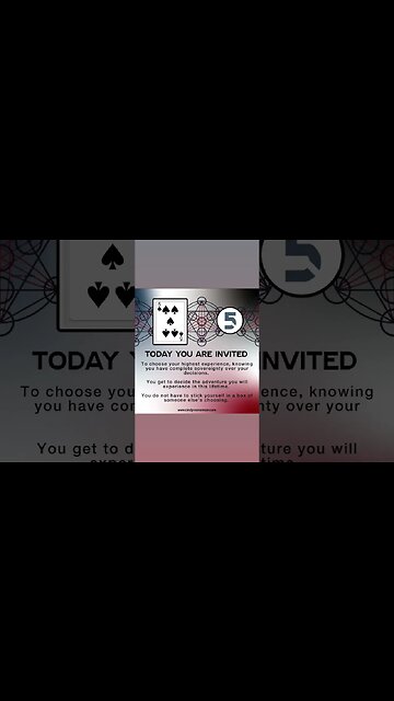Freedom is Yours For The Choosing - 5 Of Spades
