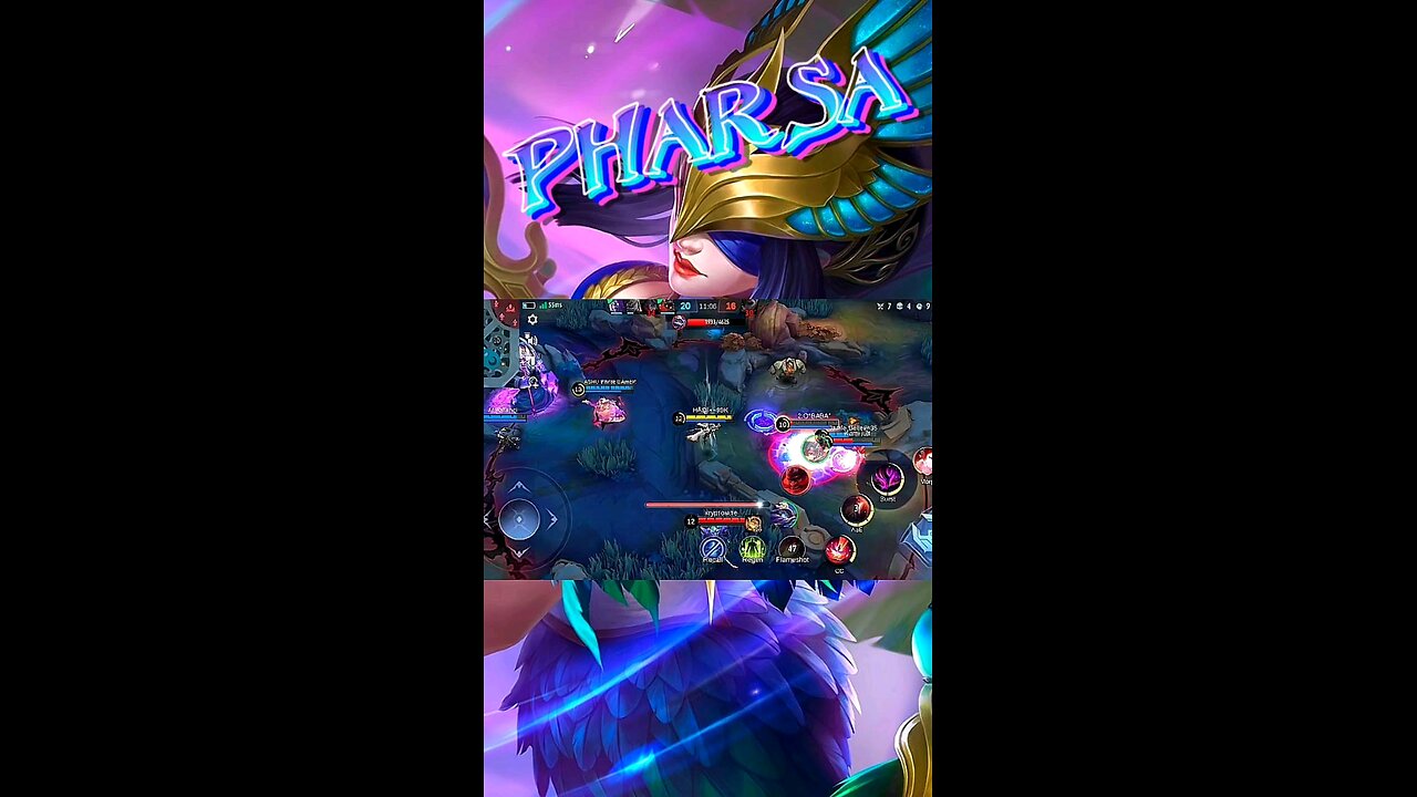 Pharsa Highlights (2) | #mlbb #gaming #rumble