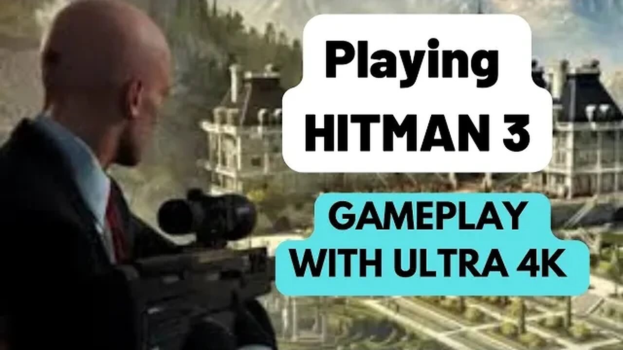 I play hitman 3 game with 4k graphics #hitman #hitman3 #hitman3gameplay