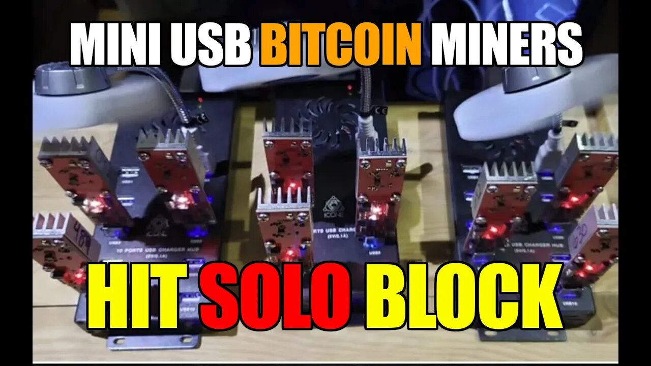 MINI Bitcoin USB Miners Hitting Solo BLOCKS!!!!