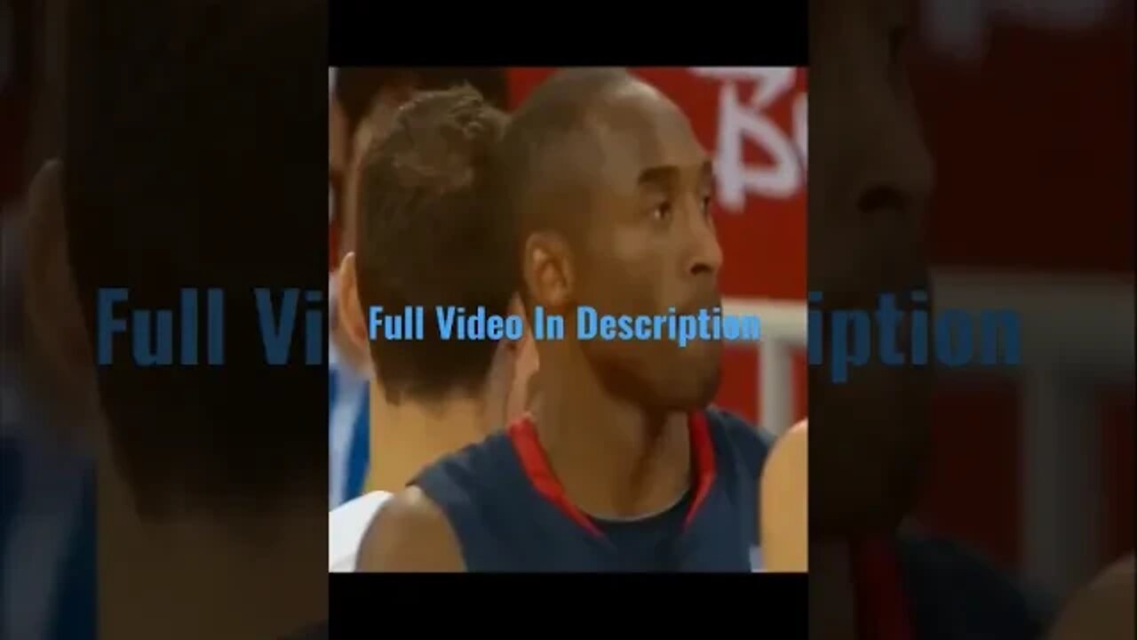 Kobe Braynt Set The Tone Against Spain And Pau Gasol, 2008 Olympic Redeem Team