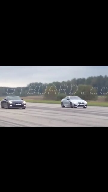 BMW M6 Gran Coupe vs Nissan GT- R35 550 HP both stock BMW M6 Gran Couoe is a four door version